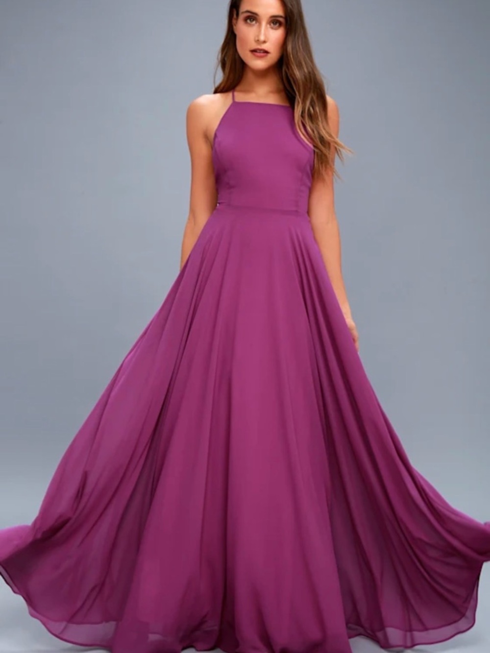 Mythical Kind of Love Magenta Maxi Dress